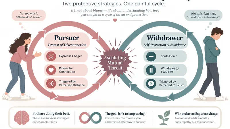 Breaking the Pursue–Withdraw Cycle in Relationships