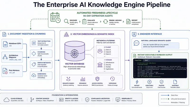 Building a Knowledge Engine for IT Support