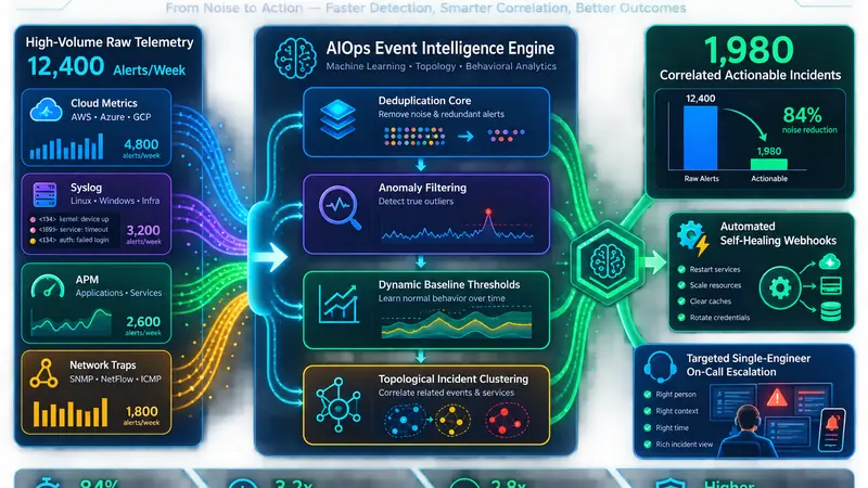 NOC event-correlation architecture